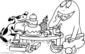 It's easy to download and install to your mobile phone. Barbabravo And Lolita Eating Cake Coloring Page Coloringall