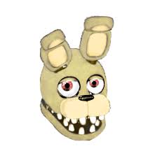 Unwithered Springbonnie Fnaf 2 Head 1973 Fnaf Handmade Plush Character