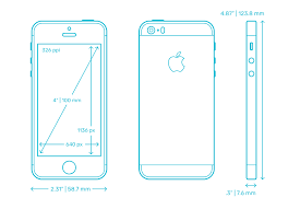Apple Iphone 5s 7th Gen 2013 Dimensions Drawings Dimensions Com
