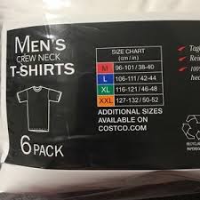 6 Pack Of Men S White Tees Size Large Nwt