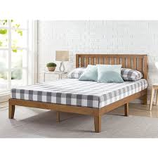 Smartbase deluxe mattress foundation, queen. Zinus Queen Wood Platform Bed Frame Sears Marketplace