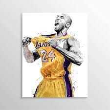 Nba player slam dunk coloring page color luna basketball drawings super coloring pages nba basketball art. Amazon Com Kobe Bryant Print Kobe Bryant Poster Los Angeles Lakers Poster Basketball Wall Art Basketball Decor Nba Poster Watercolor Basketball Print Handmade