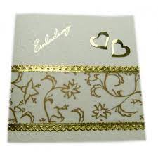 Einladungen und karten für die hochzeit selber basteln. Einladungskarte Goldene Hochzeit Selber Basteln Mit Schonen Bastelpapieren In Gold