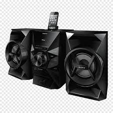 The dynamic speaker operates on the same basic. High Fidelity Music Centre Sony Mhc Ec619ip Home Audio Sound System Electronics Fm Broadcasting Png Pngegg