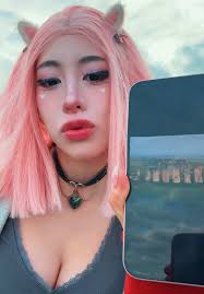 Girl Visits Stonehedge Frozen