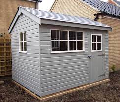 Superior Shed With Valtti Paint Our Customer Was Looking For A Relatively Small Size Garden Shed To Use As A Small Shed Plans Painted Garden Sheds Shed Design