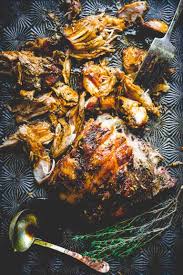 Cook the pork for 15 minutes at 425°f, then lower the oven to 375°f and continue cooking to an internal temperature of 145°f, about 75 more minutes. Slow Roasted Pork Shoulder With Fennel Lemon And Rosemary Healthy Seasonal Recipes