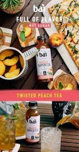 Summer Peach Recipes Bai Flavor Life Video Video Tea Drink Recipes Peach Tea Peach Tea Cocktail