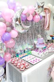 7th Birthday Theme Ideas For Girls 7th Birthday Party Girls Sparkle Disco Art Pink Purple Silver Sparkle Birthday Party Girly Birthday Party Purple Birthday Party