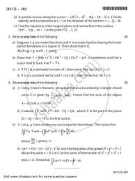 As before, because the region v is arbitrary, we must have the terms between the brackets be Vector Calculus Pdf