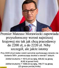 Najnowsze informacje, muzyka, kultura, nauka, historia. Premier Morawiecki Zapowiada Wzrost Najnizszej Krajowej Do 2200zl Zaden Samotnie Wychowujacy Rodzic Nie Dostanie 500 Plus Paczaizm Pl