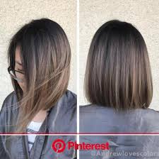 Top knot for curly hair. 60 Hairstyles Featuring Dark Brown Hair With Highlights Haircuts For Medium Length Hair Medium Length Hair Styles Short Straight Hair Clara Beauty My