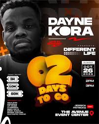 Just 2 days away before we have The DIFFERENT LIFE CONCERT. We promise you  an amazing experience. , Come early o. Red Carpet starts by 2pm.