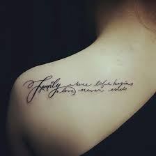 Best Quote About Family Tattoo By Kaiser Family Tattoos Family Quotes Tattoos Tattoo Quotes