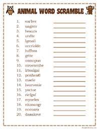 I give them one candy bar if they can find 25 words and 2 candy bars if they come up with 50 or more. Printable Word Scrambles Print Free Word Scramble Games