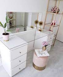 Pin By Karina Sanchez On Interior Room Decor Built In Dressing Table Room Inspiration