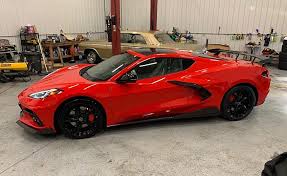 The corvette boasts a futuristic and stylish interior that wouldn't look out of place in a car that costs two to three times as much. Corvettes For Sale This 2020 Corvette Is Headed To New Zealand With A 259 800 Price Tag Corvette Sales News Lifestyle