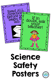 Putting all your safety posters in one place isn't a good idea because a cluttered wall of signs is overwhelming and (you can even bring posters to safety meetings to use as a starting point for a discussion and then. Science Safety Posters Video Science Safety Science Lab Safety Science Safety Posters
