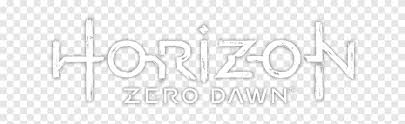 {all images © guerrilla games and sony}. Logo Brand Line Font Horizon Zero Dawn Angle White Png Pngegg