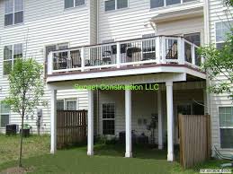 Pin By James Parascand On Custom Decks Townhouse Small Deck House Property