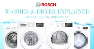 Bosch Washer And Dryer 300 Vs 500 Vs 800 Series Review