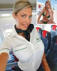 Captain of the aircraft and a beautiful flight attendant in a da. Flight Attendant Portrayals In The Media The Impact On Inflight Security Transport Security International Magazine