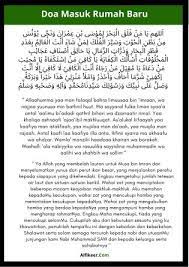 Doa Masuk Rumah Baru Bacaan Doa Dan Amalan Masuk Rumah Baru
