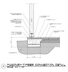 Provide details and share your research! Masonry Post Connection Detail Timber Frame House Plans 119635