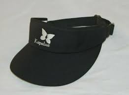 Vintage Texace Black White Kapalua Butterfly High Crown Visor One Size Fits All Kapalua Visor Black And White Kapalua Visor