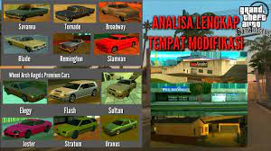 Mautau caraya memodifikasi mobil di game gta san andres ps2 oke aku akan kasi tau caraya yg 1:kaliyan harus tonton vidio diatas sampay habits2:kaliayan tinga. Analisa Lengkap Tempat Modifikasi Kendaraan Dalam Game Gta San Andreas Paijo Gaming Youtube