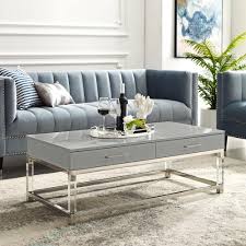 This little project tested my. Inspired Home Caspian 48 In Light Gray Chrome Large Rectangle Wood Coffee Table With 2 Drawers Ct159 09lg Hd The Home Depot Coffee Table Rectangle Coffee Table Wood Coffee Table Wood