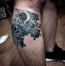 Heart with missing puzzle tattoo design. 70 Puzzle Piece Tattoo Designs For Men Inquisitive Mind Ink