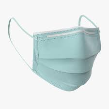 Surgical Mask 02 3d Model Ad Mask Surgical Model In 2020 Mouth Mask Fashion Mask Template Mask