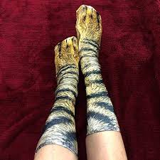 Free shipping on orders over $25 shipped by amazon. Animal Paws Socks Novelty Animal Socks Crazy 3d Cat Dog Tiger Paw Crew Socks Christmasfunny Gift For Women Men Gotta Be Kitten
