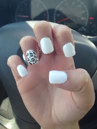 Black And White Cheetah Print Nails White Nails With Leopard Print Acrylics Summer Acrylic Nails White Nails Nails
