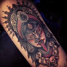 Client from sweden, follower of shivaism(shaivism) wished to get a lord shiva and goddess kali tattoo on his forearm as a souvenir. 40 Vivid Hindu Inspired Tattoos Kali Tattoo Tattoos Ma Tattoo