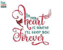 In Loving Memory In My Heart Is Where I Will Keep You Etsy In 2021 In Loving Memory Memories Svg