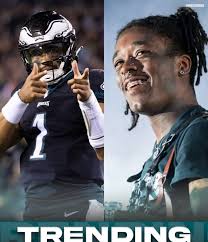 Uzi and Jalen Eagles Fan Exchange