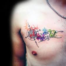 Gambar tato tribal di dada dan lengan keren: The 112 Best Watercolor Tattoos For Men Improb