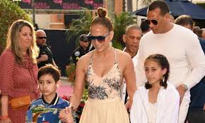 Meet their 4 combined kiddos. Jennifer Lopez And A Rod Enjoy Family Day With Their Kids