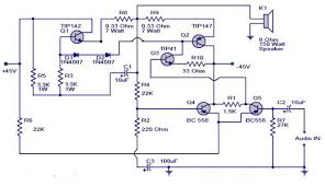 Preamplifier circuit diagram for power amplifier. 150 Watt Power Amplifier Circuit Working And Applications