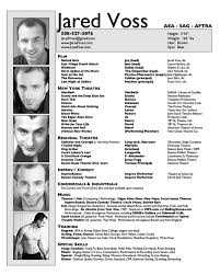 Link To Sample Acting Resumes Acting Resume Acting Resume Template Dance Resume