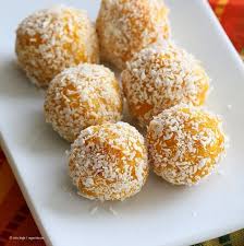 Mango Coconut Ladoo Vegan Richa Recipe Almond Recipes Indian Dessert Recipes Mango Dessert Recipes