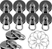 Amazon.com: MIKEDE Strong Magnetic Hooks, 150LB Neodymium ...