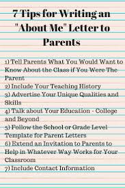 We did not find results for: 7 Ways To Write An About Me A Teacher S Introductory Letter