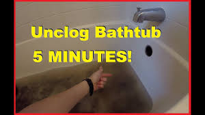 The main ingredients in chemical drain cleaners are bleach and sodium hydroxide, or naoh, a highly corrosive salt. How To Easily Unclog Bathtub Shower Drain In 5 Minutes Jonny Diy Youtube