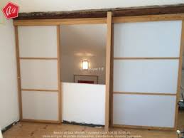 Merci Beaucoup Pour L Installation De Nos Portes Japonaises Cloison Japonaise Porte Coulissante Japonaise Porte Coulissante