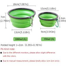 1000 مللي وعاء الحيوانات الأليفة للطي سيليكون السفر أطباق للكلاب المشي المحمولة وعاء الماء للكلاب المتوسطة الصغيرة القط الأطباق أطباق الأكل الحيوانات الأليفة تغذية الكلب Aliexpress