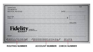 Fidelity Bank Routing Number