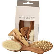 3 Piece Brush Set Bamboo Hair Brush Bamboo Hair Products Hair Brush
